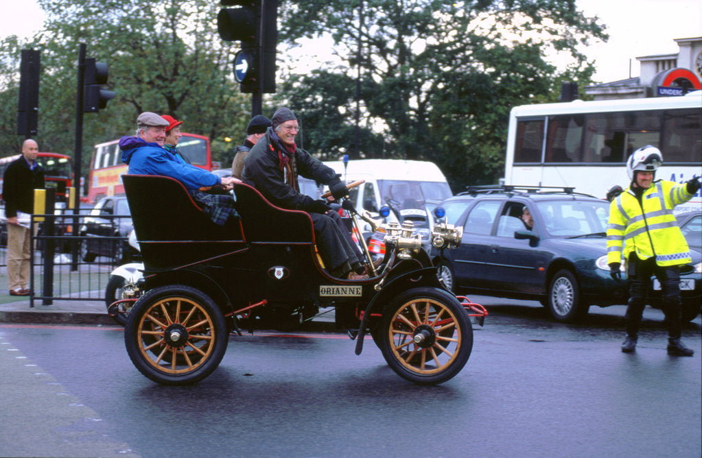 Detail of 1903 Cadillac at 2000 London to Brighton run by Unknown