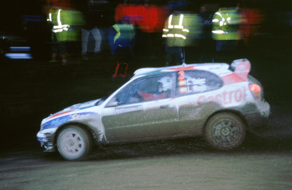 Detail of 1999 Toyota Corolla wrc,Carlos Sainz.Network Q Rally by Unknown