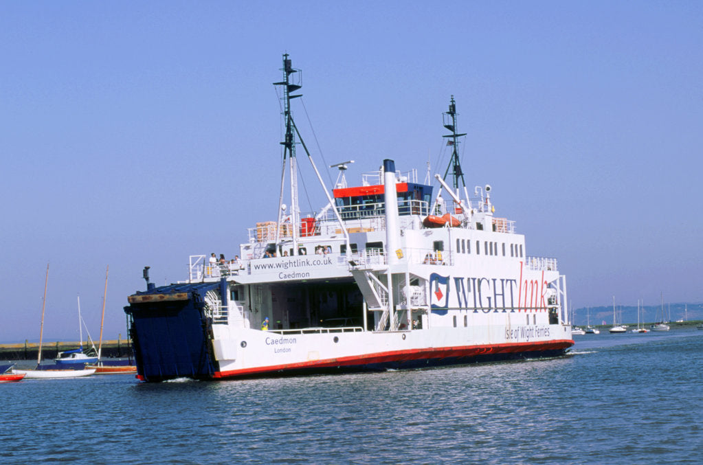 Detail of Lymington Car Ferry bound for Yarmouth, Isle of Wight, 2000 by Unknown