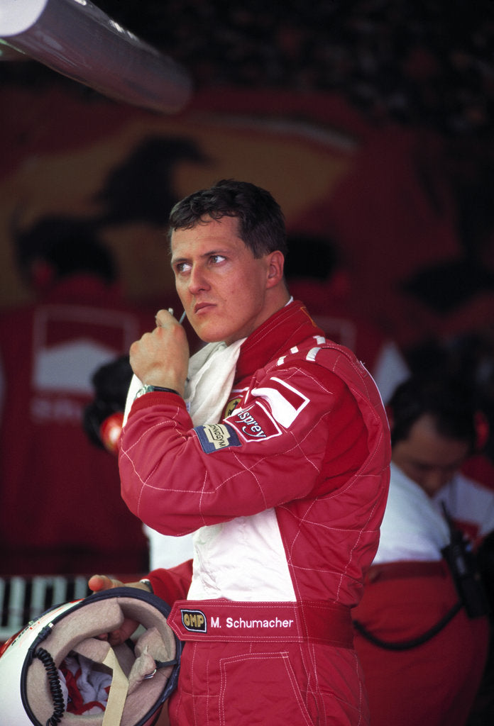Detail of Michael Schumacher by Unknown