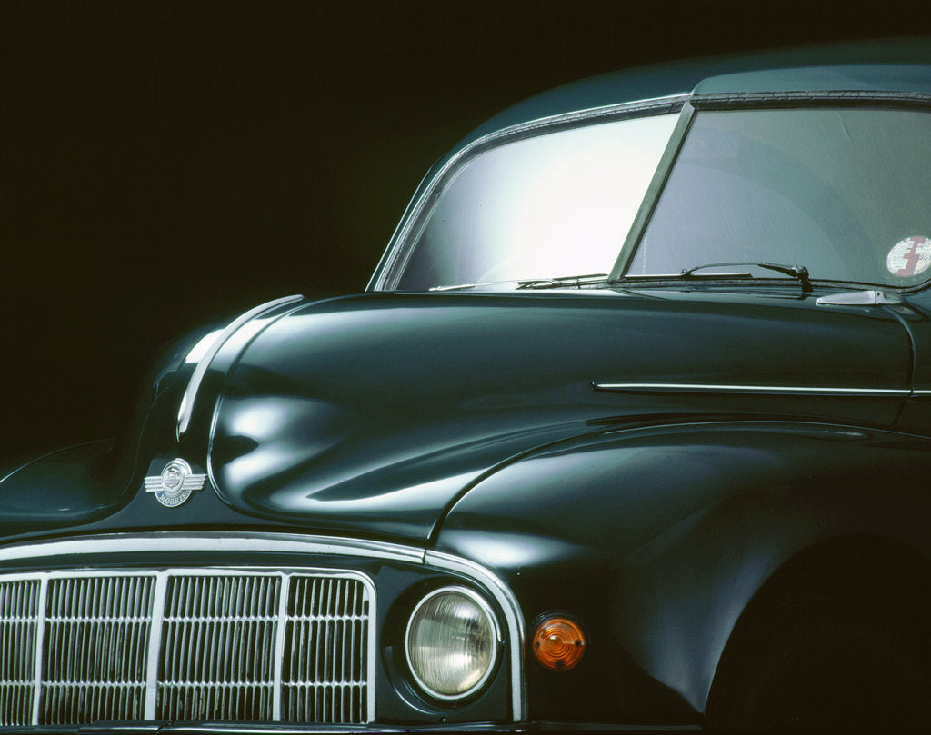 Detail of Close up view of 1949 Morris Minor by Unknown