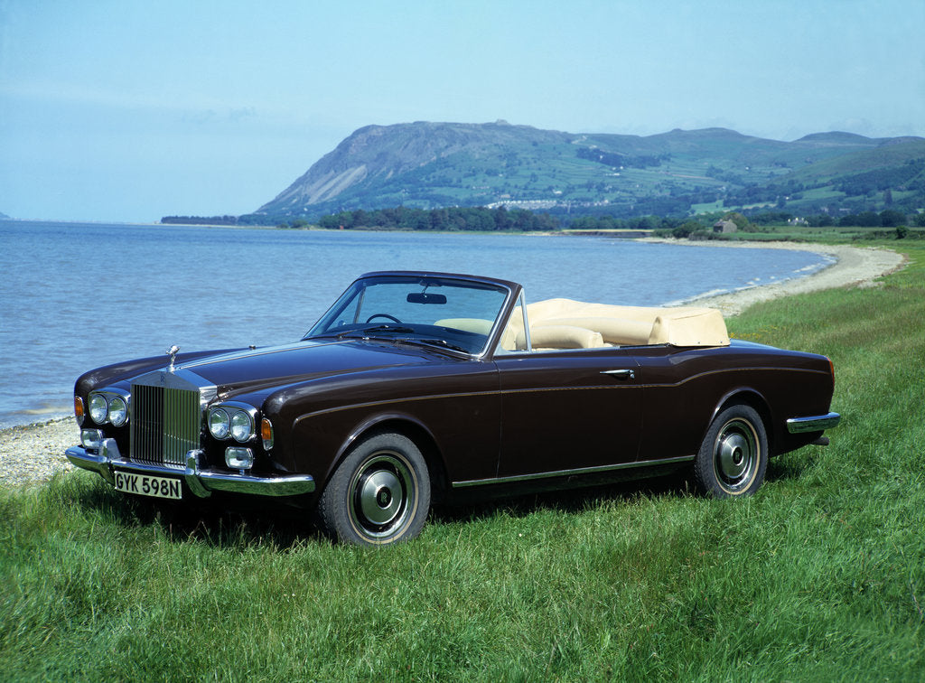 Detail of 1975 Rolls Royce Corniche convertible by Unknown