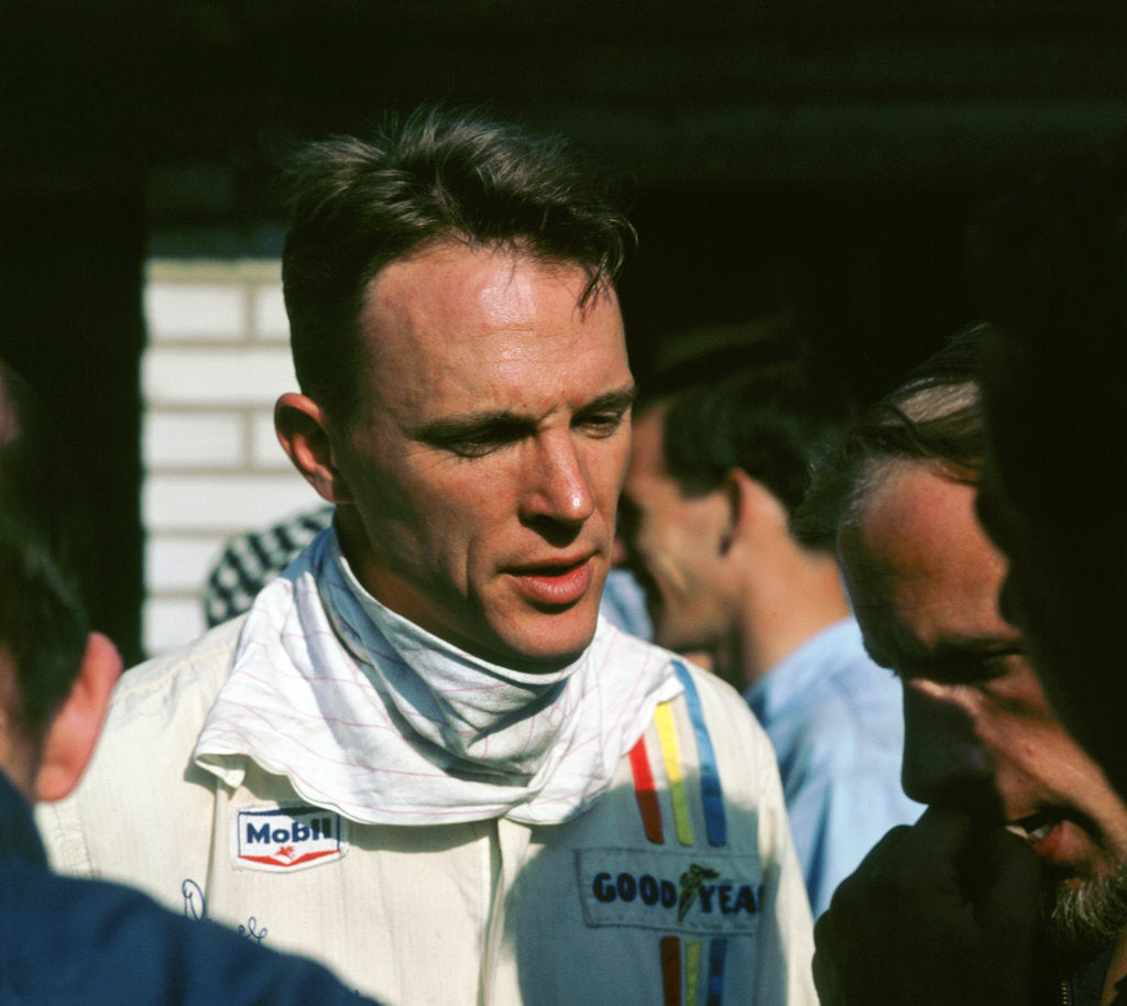 Detail of Dan Gurney at 1966 Dutch Grand Prix by Unknown