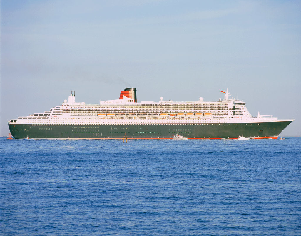 Detail of 2004 Queen Mary II ocean liner by Unknown