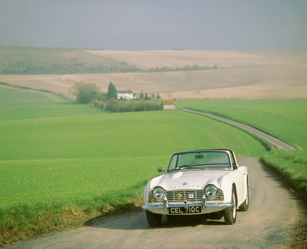 Detail of 1965 Triumph TR4 by Unknown