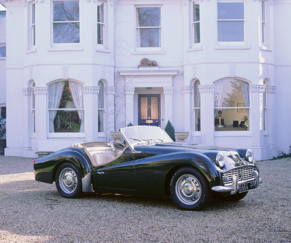 Detail of 1959 Triumph TR3 A by Unknown