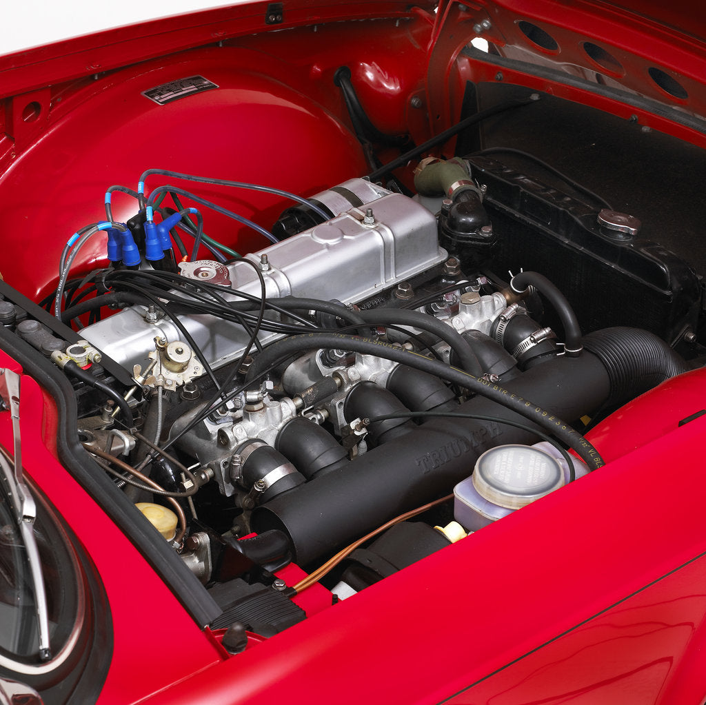 Detail of 1972 Triumph TR6 by Unknown