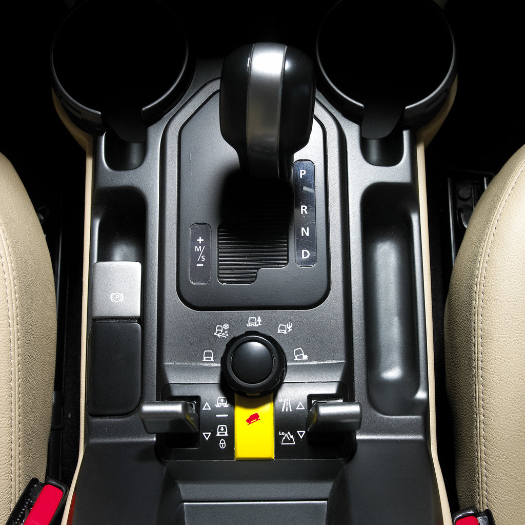 Detail of Centre console of a 2004 Landrover Discovery by Unknown