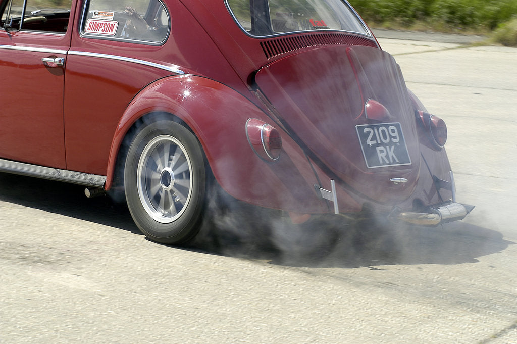 Detail of VW Beetle Burning out by Unknown