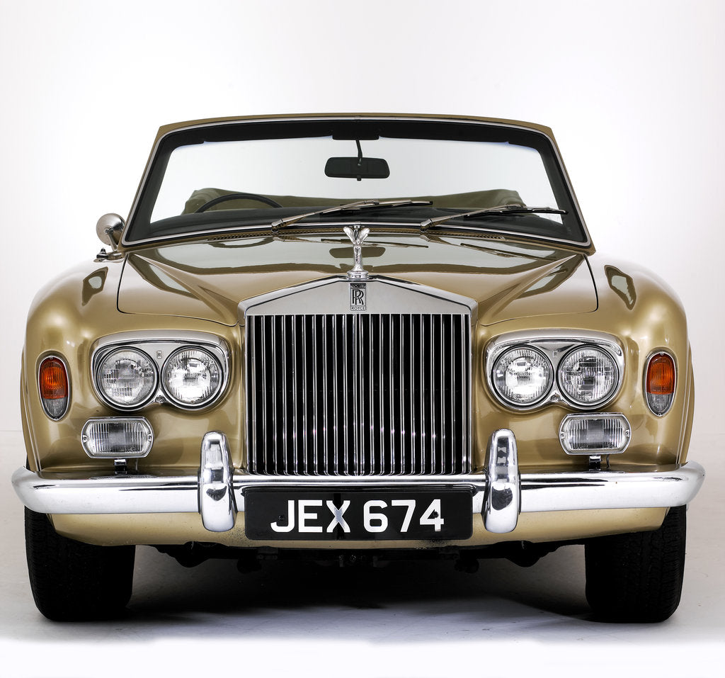 Detail of 1975 Rolls Royce Corniche convertible by Unknown