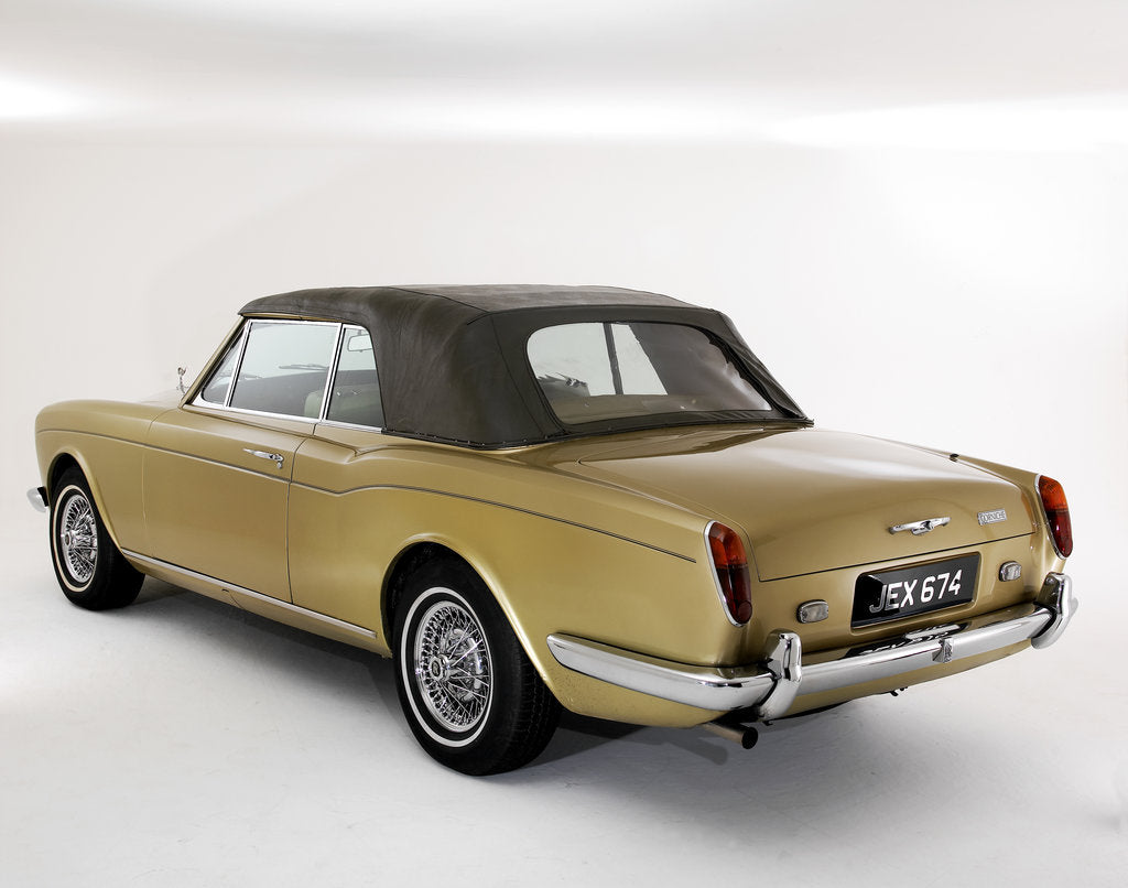 Detail of 1975 Rolls Royce Corniche convertible by Unknown