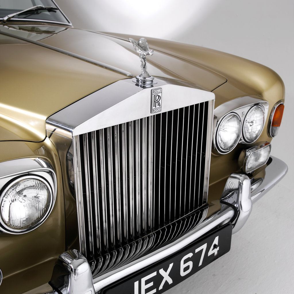 Detail of 1975 Rolls Royce Corniche convertible by Unknown