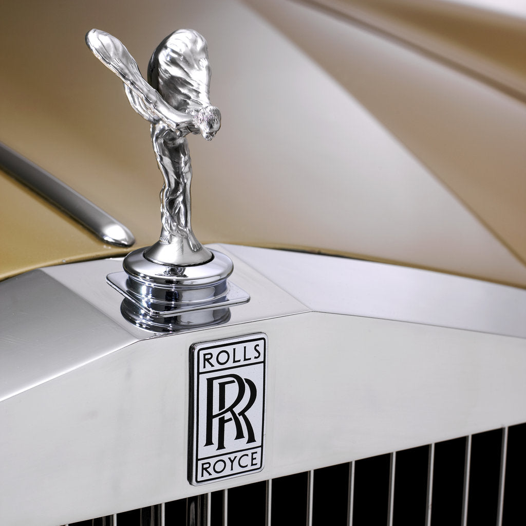 Detail of 1975 Rolls Royce Corniche convertible by Unknown