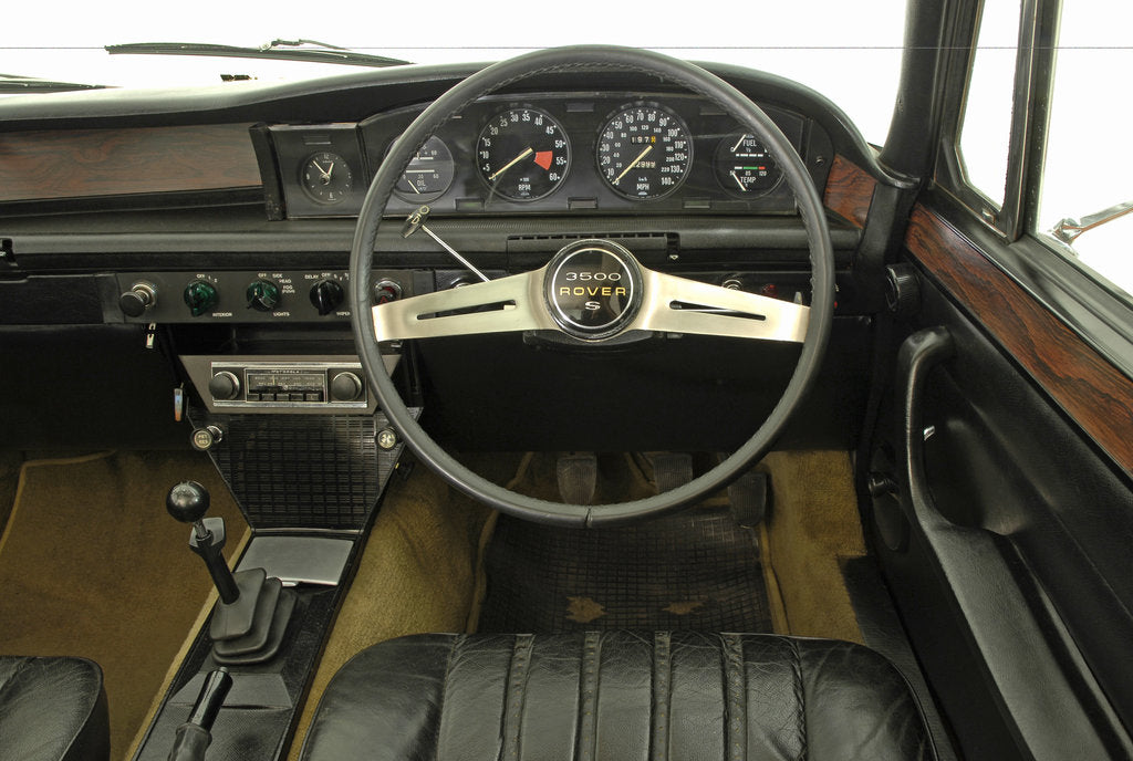 Detail of 1974 Rover P6 3500S by Unknown