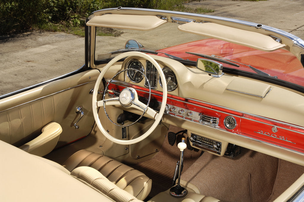 Detail of 1961 Mercedes Benz 300SL by Unknown