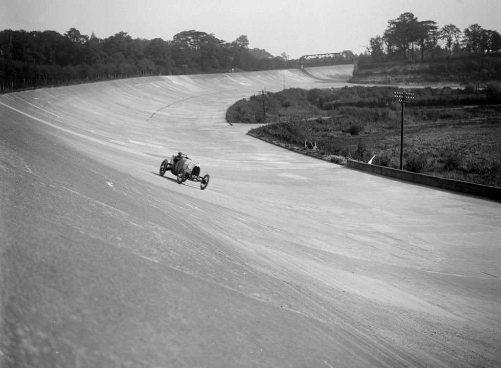 Detail of HE 14/40 driven by RJ Sully, Brooklands by Bill Brunell