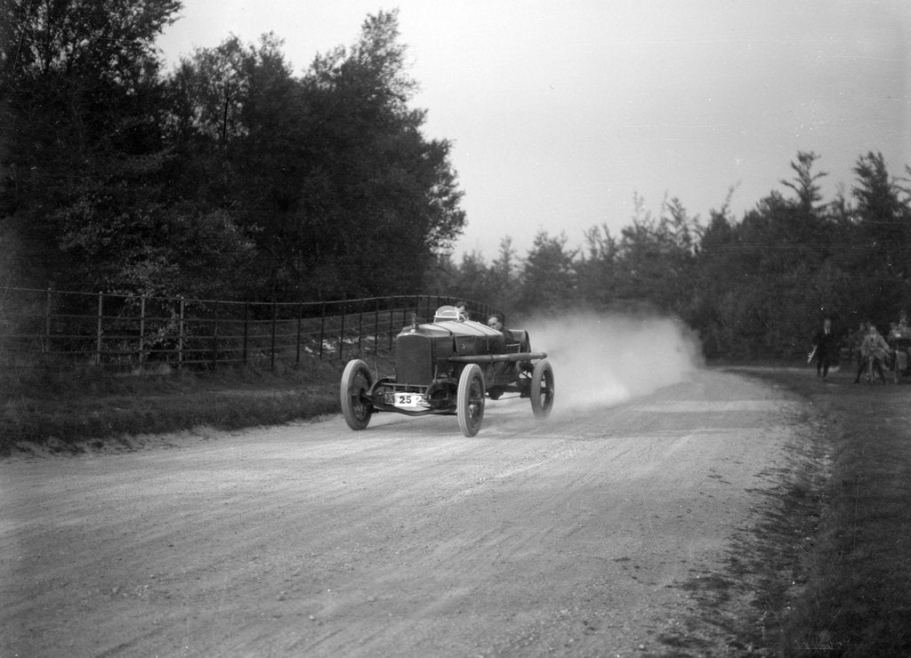 Detail of Vauxhall 30/98, Inter-Varsity Hillclimb, Tring, Hertfordshire, 5 March 1921. by Bill Brunell