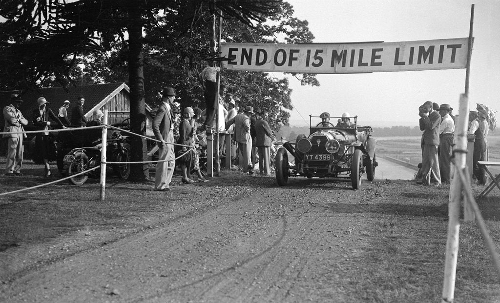 Detail of RNV Wilson's Austro-Daimler at the JCC Members Day, Brooklands, 5 July 1930 by Bill Brunell