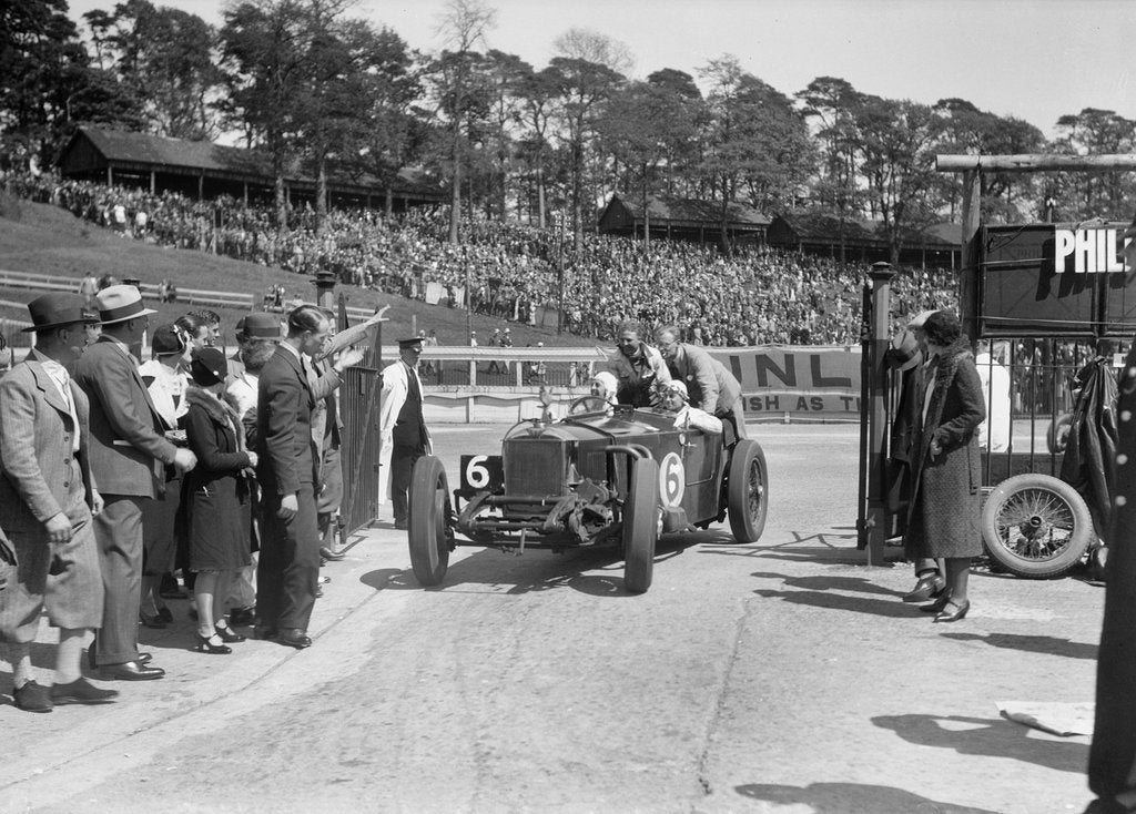 Detail of Invicta 4467 cc car at Brooklands by Bill Brunell