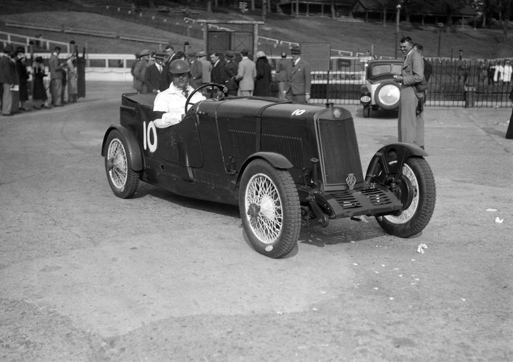 Detail of Lea-Francis 1496 cc at Brooklands by Bill Brunell