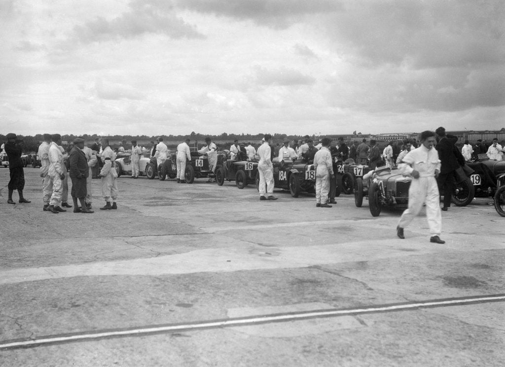 Detail of LCC Relay GP, Brooklands, 25 July 1931 by Bill Brunell