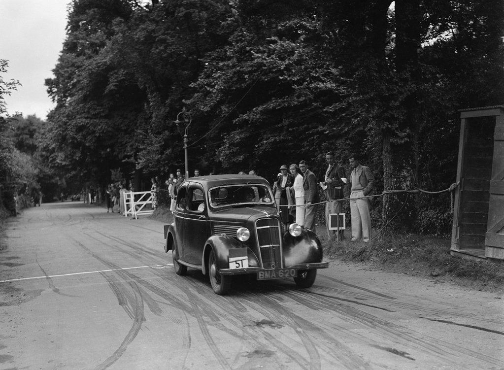 Detail of Ford 10 of AF Eadon, winner of a silver award at the MCC Torquay Rally, July 1937 by Bill Brunell
