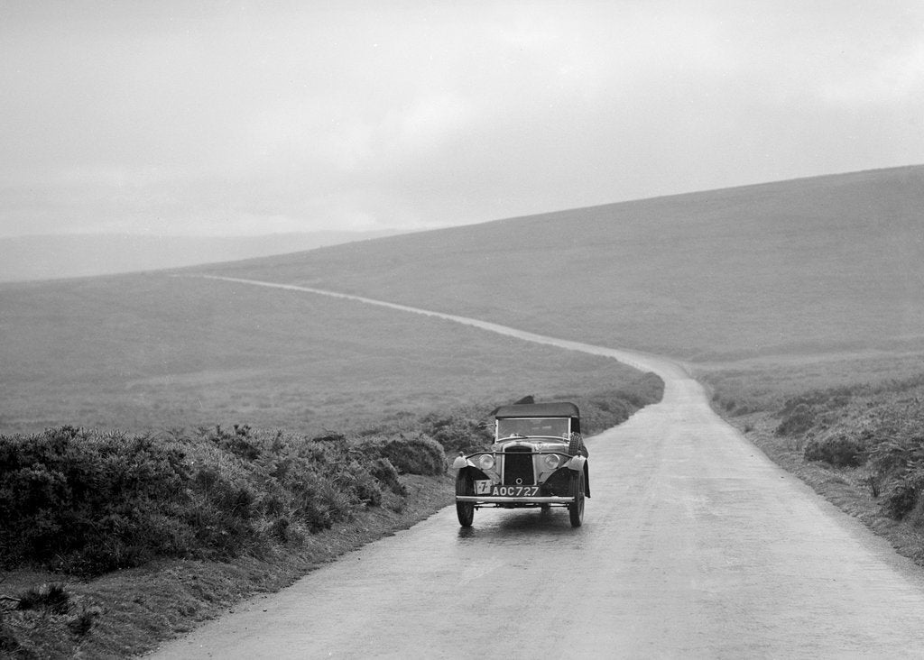 Detail of BSA 3 wheeler of EF Cope, winner of a premier award at the MCC Torquay Rally, July 1937 by Bill Brunell