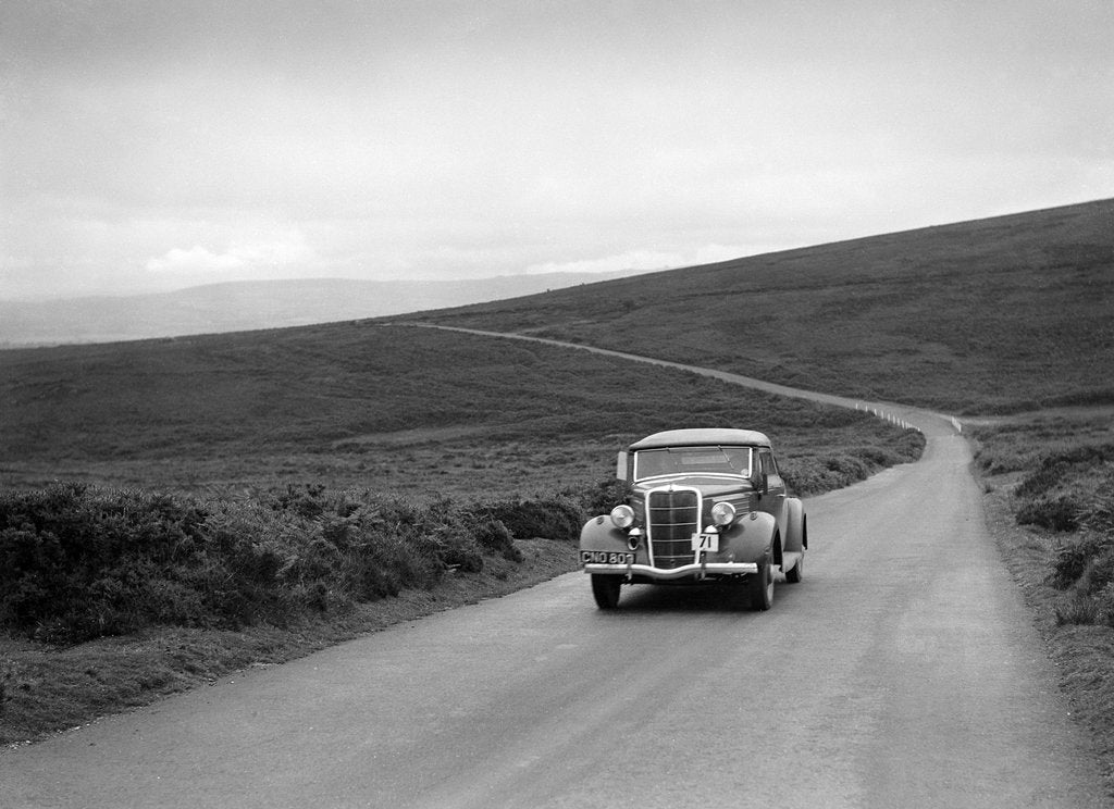 Detail of DJH Currie's Ford V8, winner of a silver award at the MCC Torquay Rally, July 1937 by Bill Brunell