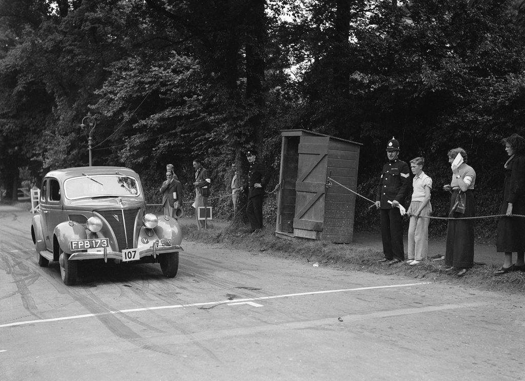 Detail of Ford V8 of J Harrison, winner of a bronze award at the MCC Torquay Rally, July 1937 by Bill Brunell