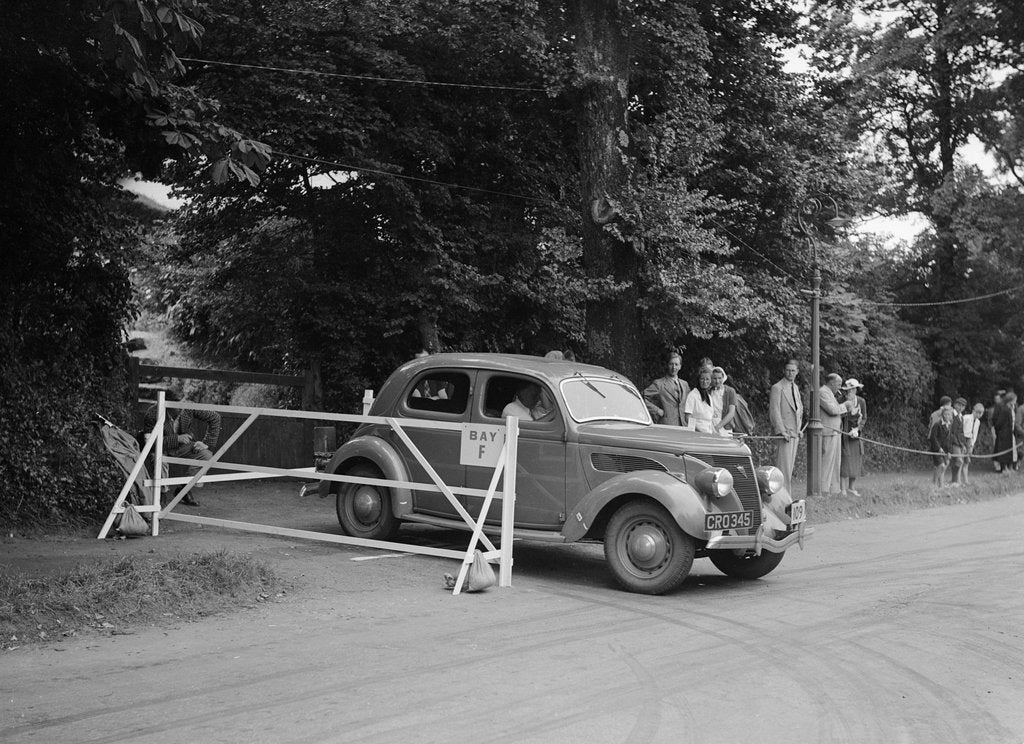 Detail of Ford V8 of J Whalley, winner of a bronze award at the MCC Torquay Rally, July 1937 by Bill Brunell