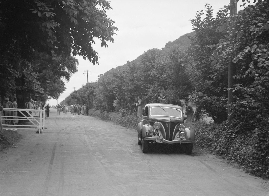 Detail of GM Denton's Ford V8, winner of a bronze award at the MCC Torquay Rally, July 1937 by Bill Brunell