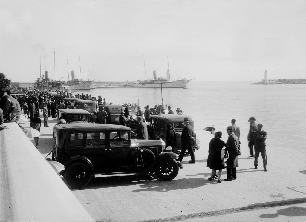 Detail of Monte Carlo Rally, 1930. by Bill Brunell