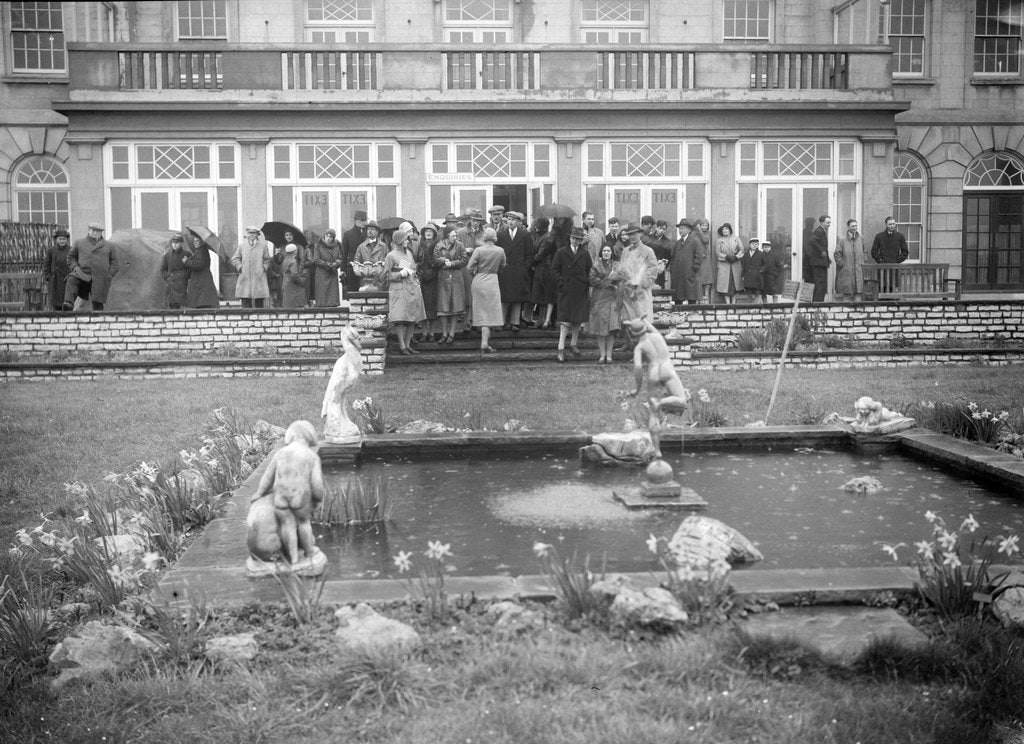 Detail of Members attending the Riley Motor Club Rally, Croydon, 25 April 1931 by Bill Brunell