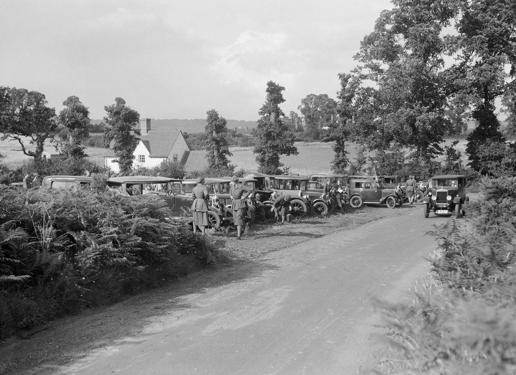 Detail of First Aid Nursing Yeomanry (FANY) trial or rally, 1931. by Bill Brunell