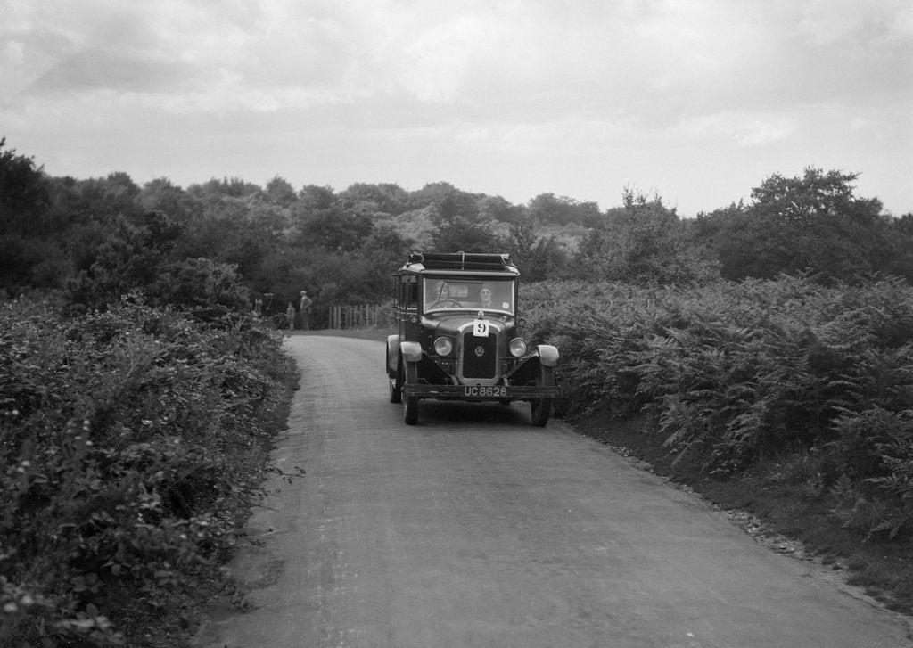 Detail of Austin 20 taking part in a First Aid Nursing Yeomanry trial or rally, 1931 by Bill Brunell