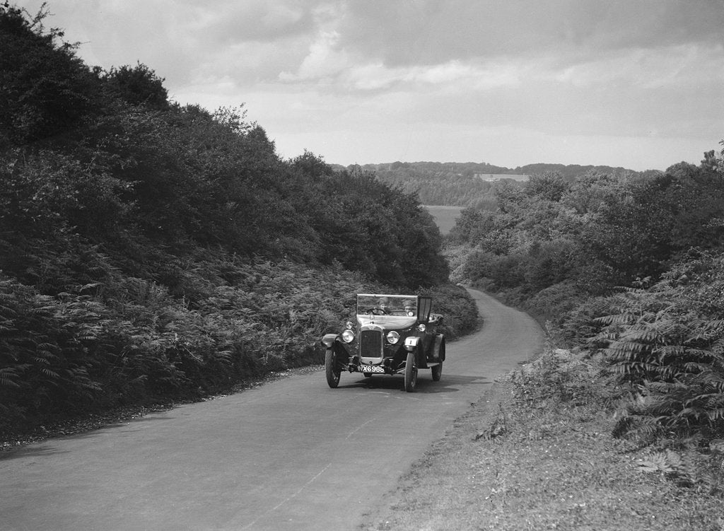 Detail of Austin 12/4 taking part in a First Aid Nursing Yeomanry trial or rally, 1931 by Bill Brunell