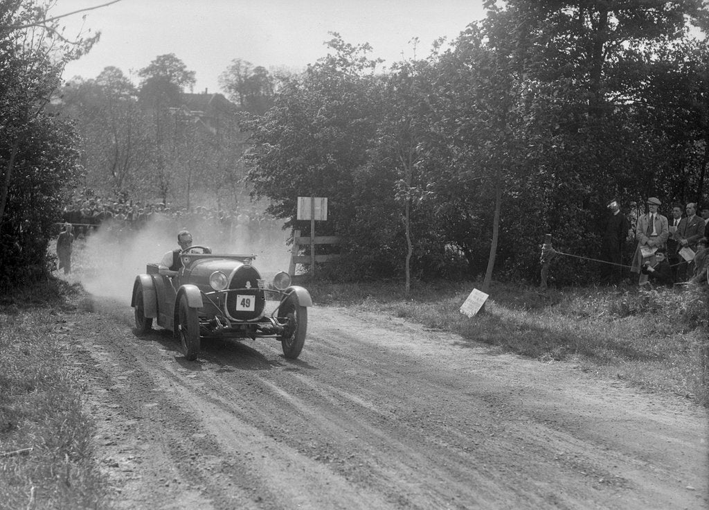 Detail of Bugatti Type 30, Bugatti Owners Club Hill Climb, Chalfont St Peter, Buckinghamshire, 1935 by Bill Brunell