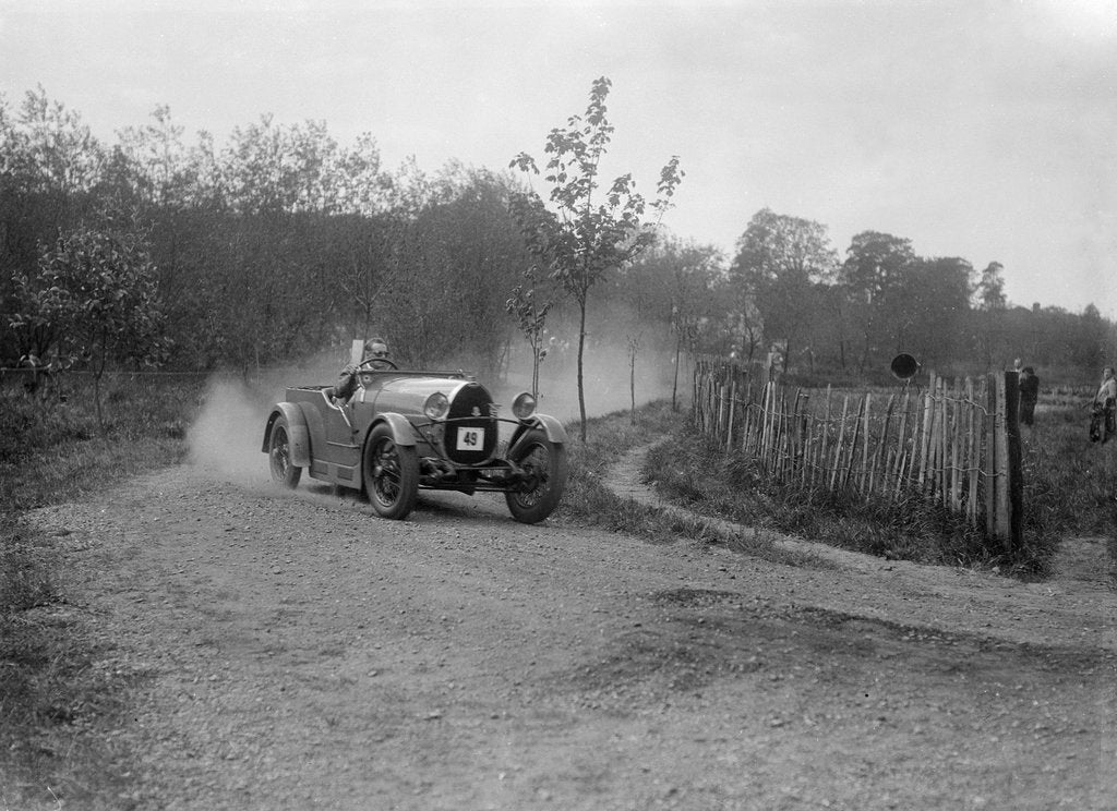 Detail of Bugatti Type 30, Bugatti Owners Club Hill Climb, Chalfont St Peter, Buckinghamshire, 1935 by Bill Brunell