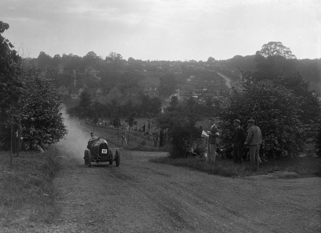 Detail of Bugatti Type 30, Bugatti Owners Club Hill Climb, Chalfont St Peter, Buckinghamshire, 1935 by Bill Brunell