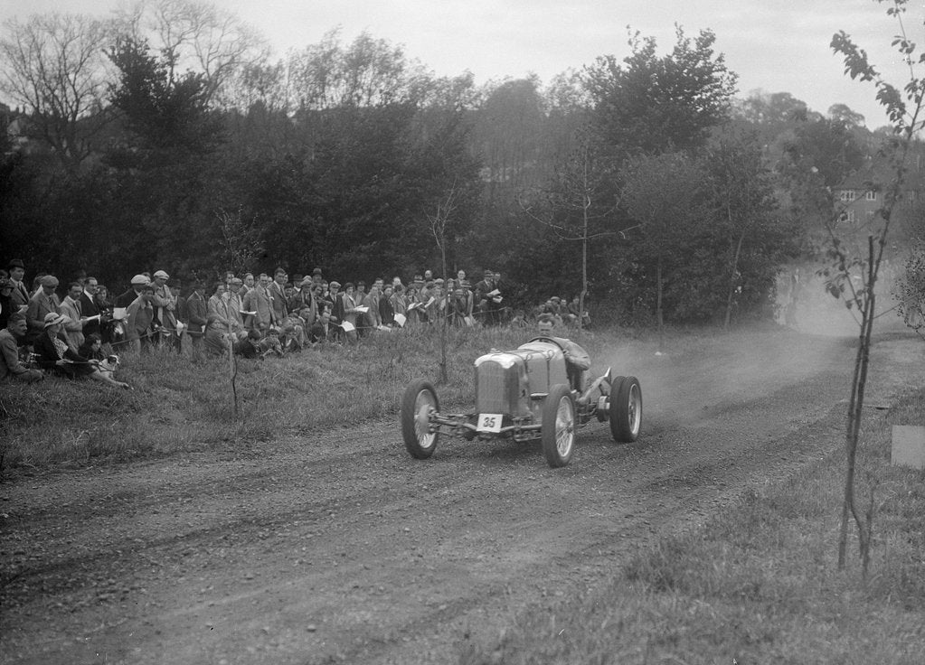Detail of Frazer-Nash, Bugatti Owners Club Hill Climb, Chalfont St Peter, Buckinghamshire, 1935 by Bill Brunell
