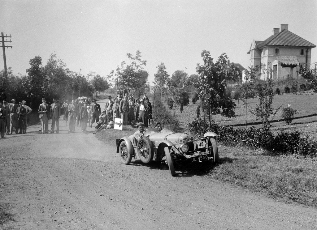Detail of 1929 Rally, Bugatti Owners Club Hill Climb, Chalfont St Peter, Buckinghamshire, 1935 by Bill Brunell