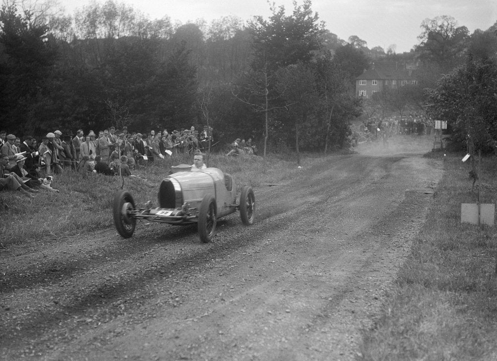 Detail of Bugatti Type 35, Bugatti Owners Club Hill Climb, Chalfont St Peter, Buckinghamshire, 1935 by Bill Brunell