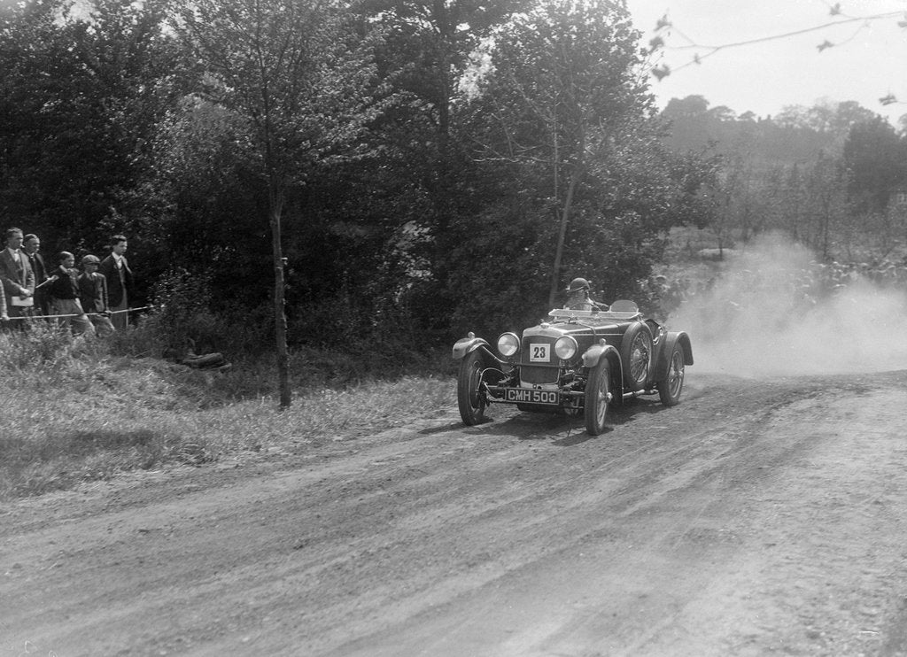 Detail of Frazer-Nash TT, Bugatti Owners Club Hill Climb, Chalfont St Peter, Buckinghamshire, 1935 by Bill Brunell