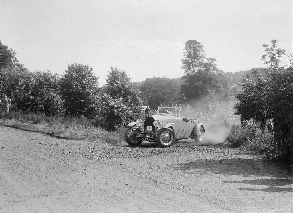 Detail of Bugatti Type 49, Bugatti Owners Club Hill Climb, Chalfont St Peter, Buckinghamshire, 1935 by Bill Brunell