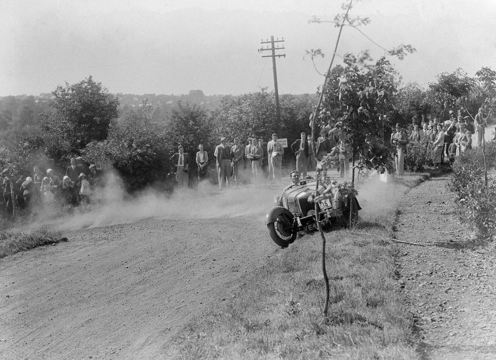 Detail of Riley 9 Brooklands, Bugatti Owners Club Hill Climb, Chalfont St Peter, Buckinghamshire, 1935 by Bill Brunell