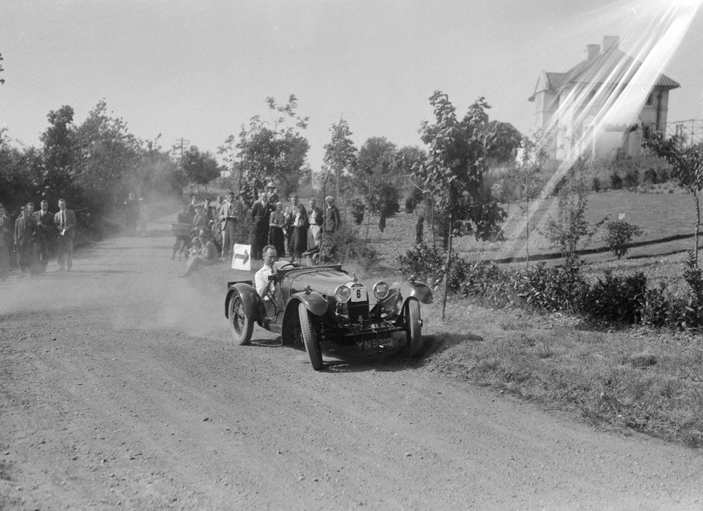 Detail of Bugatti Type 37, Bugatti Owners Club Hill Climb, Chalfont St Peter, Buckinghamshire, 1935 by Bill Brunell