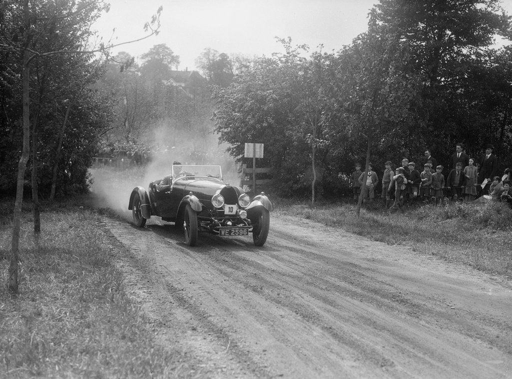 Detail of Bugatti Type 40, Bugatti Owners Club Hill Climb, Chalfont St Peter, Buckinghamshire, 1935 by Bill Brunell