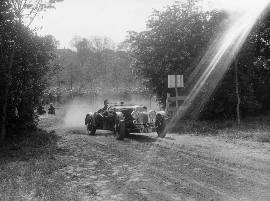 Detail of Aston Martin, Bugatti Owners Club Hill Climb, Chalfont St Peter, Buckinghamshire, 1935 by Bill Brunell