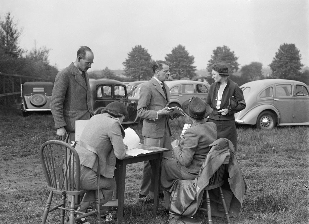 Detail of Standard Car Owners Club Gymkhana, 8 May 1938 by Bill Brunell