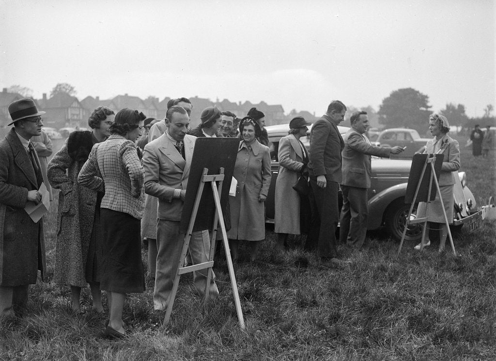 Detail of Standard Car Owners Club Gymkhana, 8 May 1938 by Bill Brunell